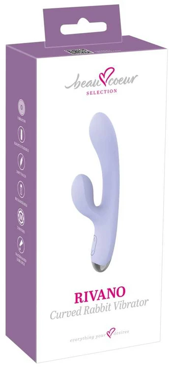 RIVANO Curved Rabbit Vibrator