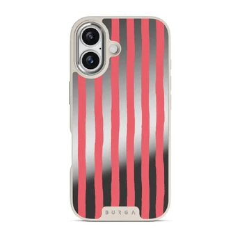 Pomegranate - iPhone 17 Case, Elite Mirror Light (MagSafe) / Silver