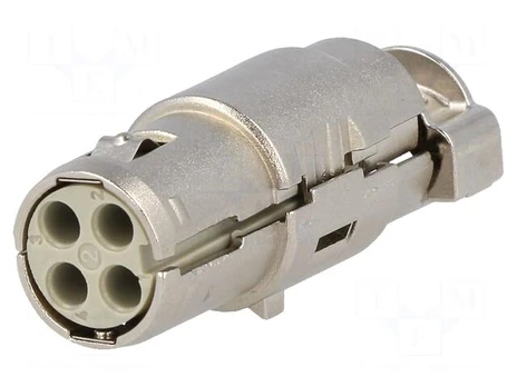 Connector: HDC | female | Han Modular Quintax | PIN: 4 | shielded