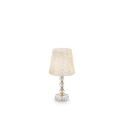 Ideal Lux Table lamp with 1 light QUEEN, E27, auksinis color kaina