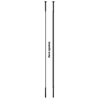 Sapim CX-Ray stipinas | Straight Pull | 2-2.3-0.9-2.0 mm | Black, 296 mm