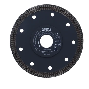 Faster Tools Deimantinis diskas PCN 125x1,2x22 mm plytelėms X-type Faster