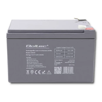 QOLTEC AGM baterija 12V 12Ah