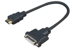 Adapteris Vivolink HDMI, DVI-D, 0.2 m, juoda kaina