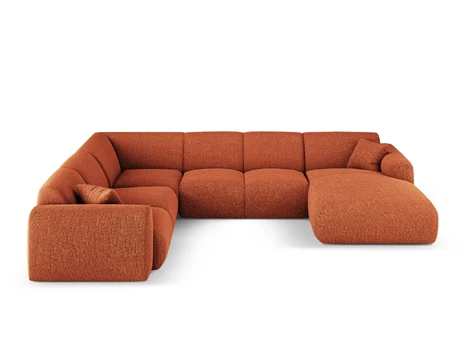 Panoramic Left Corner Sofa, "Nolio", 6 Seats, 342x252x72 Made in Europe