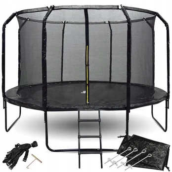 SkyFlyer sodo trampolinas + kopėčios 12FT 366cm