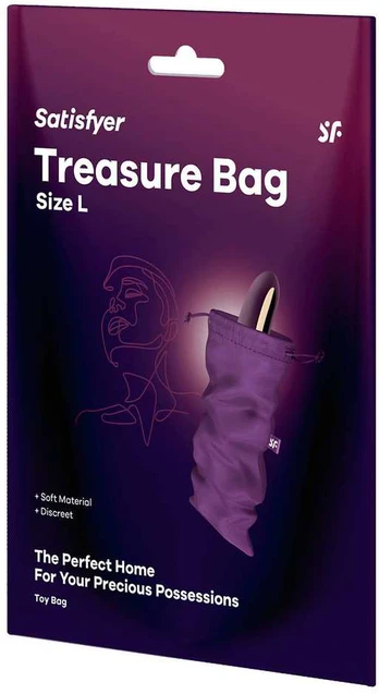 SATISFYER TREASURE BAG L PURPLE