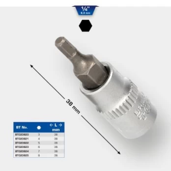 Šešiakampio lizdo komplektas KS TOOLS BT020824