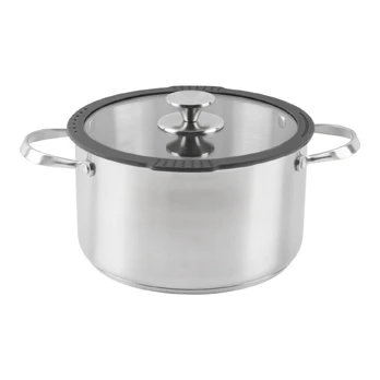 Nerūdijančio plieno puodas su dangčiu UNIWELL, 24 cm