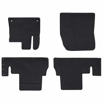 Automobilių kilimėlis 4 pcs Juoda TPE