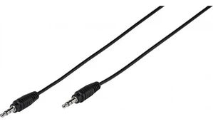 Vivanco cable 3.5mm - 3.5mm 1m, black (35810) kaina