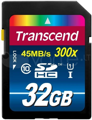 Atminties kortelė Transcend SDHC 32GB Class 10 UHS-I 300x Premium