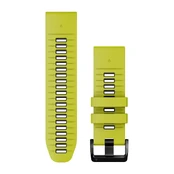 Apyrankė Garmin QuickFit 26 Watch Bands, Electric Lime/Graphite Silicone kaina