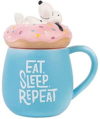 ERIK Snoopy Eat Sleep Repeat 3D mug 500ml