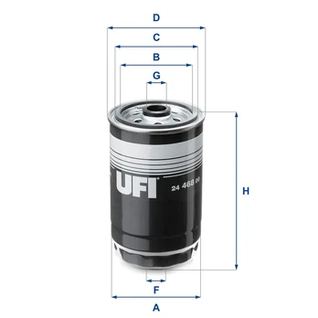 Kuro filtras UFI 24.468.00
