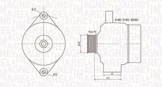 Kintamosios srovės generatorius MAGNETI MARELLI 063731952010