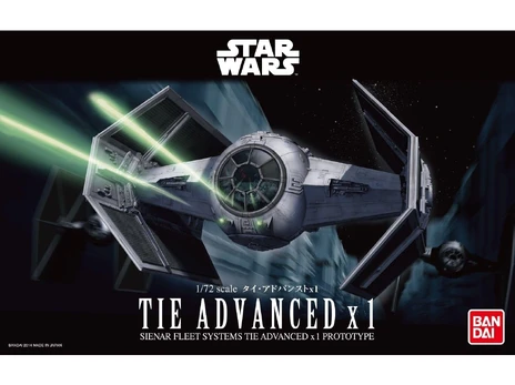 Plastic model Star Wars Bandai Tie Advanced 1/72