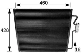 Kondensatorius, oro kondicionierius MAHLE AC 154 001S