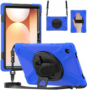 Dėklas na tablet 4kom.pl Samsung Galaxy Tab A9 Plus Pancerne su laikikliu i paskiem