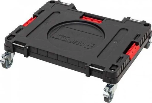 Q-Brick Qbrick Rollable platform Qbrick System ONE 2.0 Transport Platform Workshop juodas