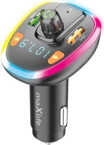Telforceone Maxlife FM transmitter BT MXFT-04 juodas