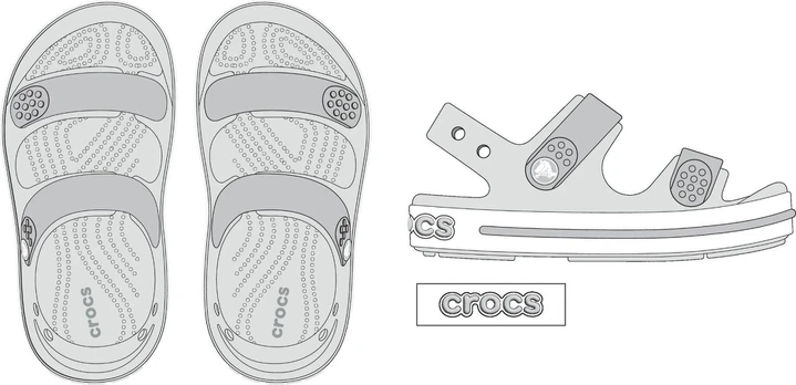 Crocs™ Crocband Cruiser Sandal Moonlight/Atmosphere - 30