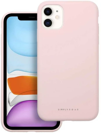 Dėklas Roar Cloud-Skin Case - for iPhone 11 Light Rožinė