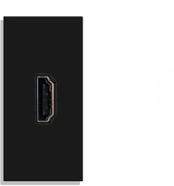 HDMI lizdas Feelspot, juodas