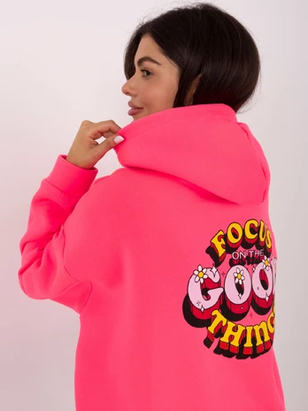 Bluza-MJ-BL-H2503.70-fluo r&oacute;żowy