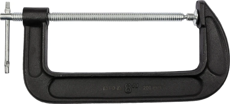 Spaustuvas su varžtu "C" tipo 8", 200 mm (YT-64256)