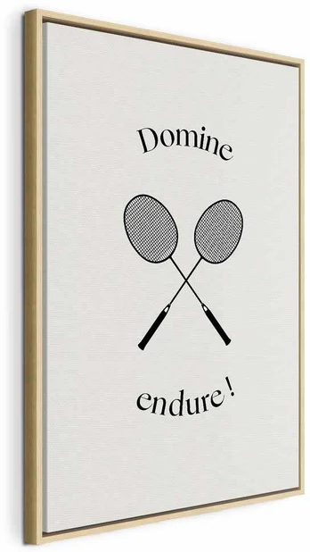Artgeist Paveikslas - Juodas Badminton Rackets