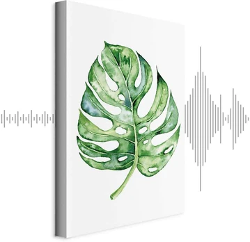 Artgeist Paveikslas - Watercolor Monstera (1 Part) Vertical