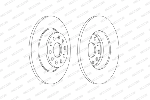 FERODO DDF2506C Brake Disc