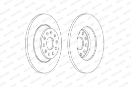 FERODO DDF2506C Brake Disc kaina
