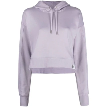 Džemperis moterims, purple, Rib mix tab hoodie
