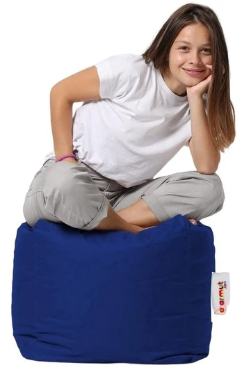 Lauko pufas Square Pouf-Blue Mėlyna