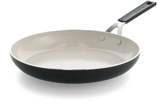 Kitchenaid - Coloured Aluminum Frypan - Matte Black - 30 cm
