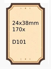 .NIIMBOT Etiketės Lipdukai D101 24*38mm 170vnt.