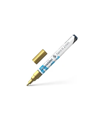 Akrilinis žymeklis SCHNEIDER Paint-it 310, 2 mm, auksinė sp.
