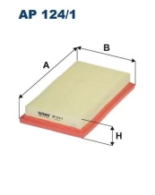 Oro filtras FILTRON AP124/1 kaina