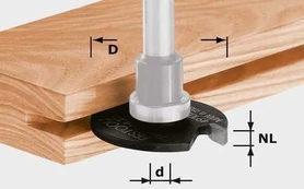 Festool Diskinė griovelių freza HW D40x3,5