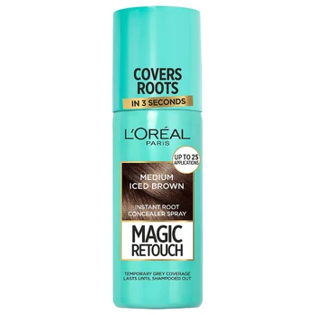 L'Oreal Paris, Magic Retouch, Root Touch-Up Spray, Medium Iced Brown, 75 ml