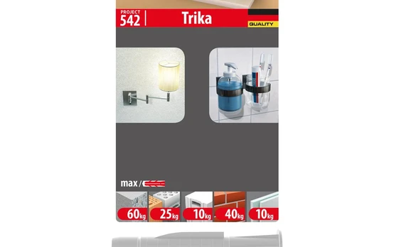 Universalus kaištis TOX, Trika 6/51, 8 vnt.