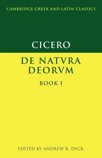 Cicero: De Natura Deorum Book I