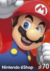 eShop Card 70 PLN Nintendo kaina
