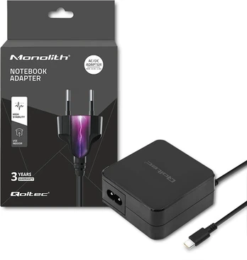QOLTEC 51027 įkroviklis 65W / 5-20,3V / 2-3,25A / USB tipas C / PD