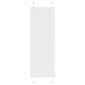 plisuota žaliuze balta 40x150 cm audinio plotis 39,4 cm