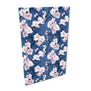 Užrašų knygutė A5, čekis Soft Touch Cherry Blossom - EV-Corp