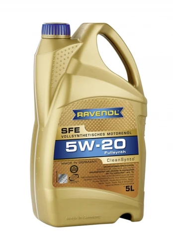 Variklių alyva RAVENOL RAV SFE SAE 5W20 5L
