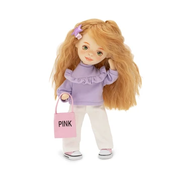 Lėlė Sweet Sisters Sunny alyvine striuke 32cm